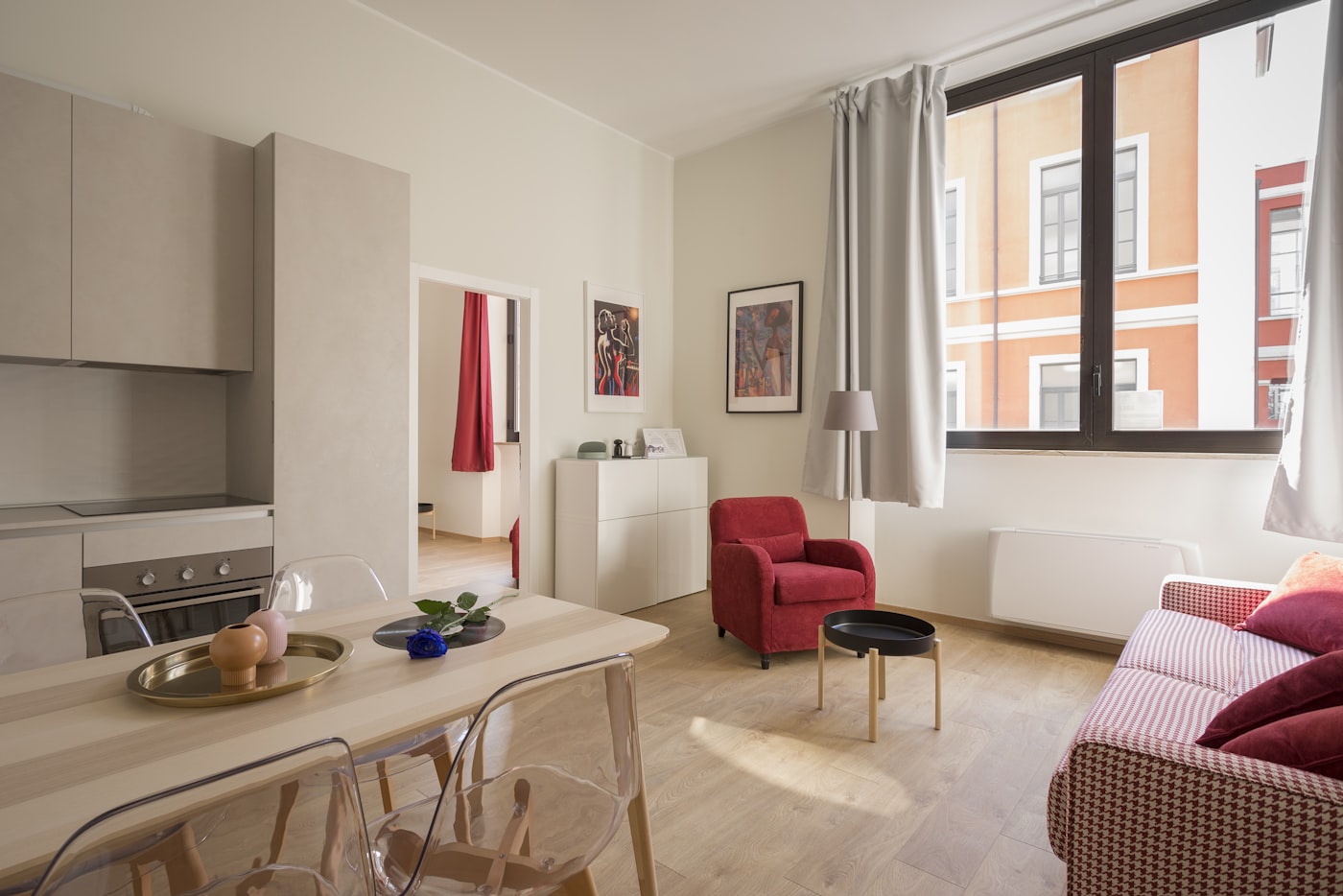 Managed rental lobby